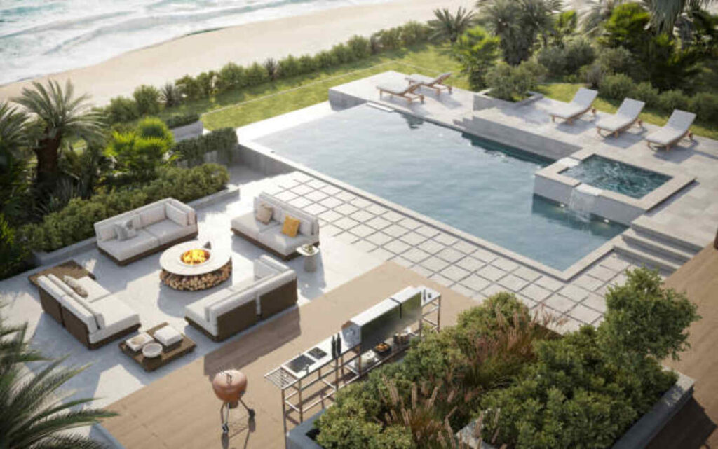 3D pool renderings